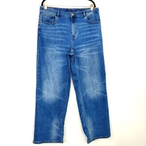 J. Jill Women's Size 18R High-Rise Full Leg Blue Jeans